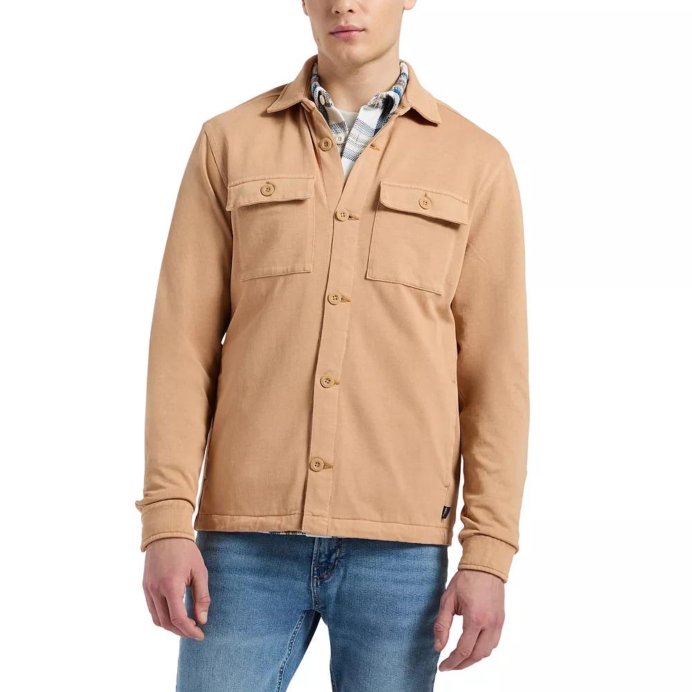 Men's Buffalo Jeans Washed Shacket, Size: Large Product Image