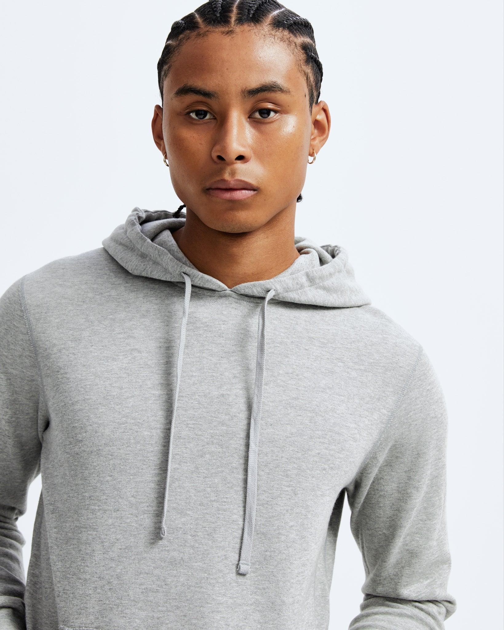 Lightweight Terry Slim Hoodie - Vault Male Product Image