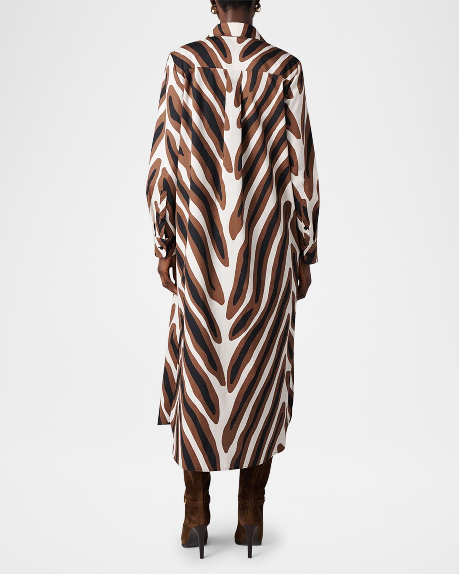Karrington Striped Midi Shirtdress Product Image