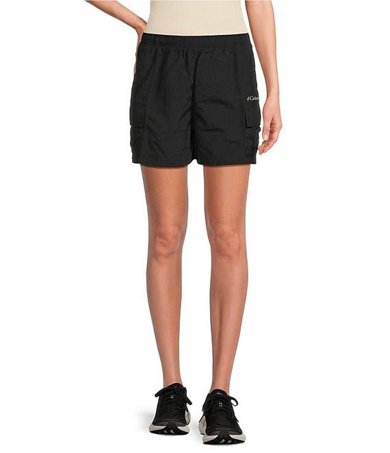 Columbia Sandier Mid Rise Elastic Waist Cargo Shorts Product Image