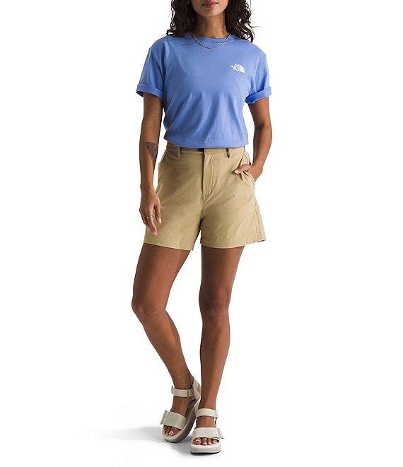 The North Face Crew Neck Rib Knit Short Sleeve Box Tee Product Image