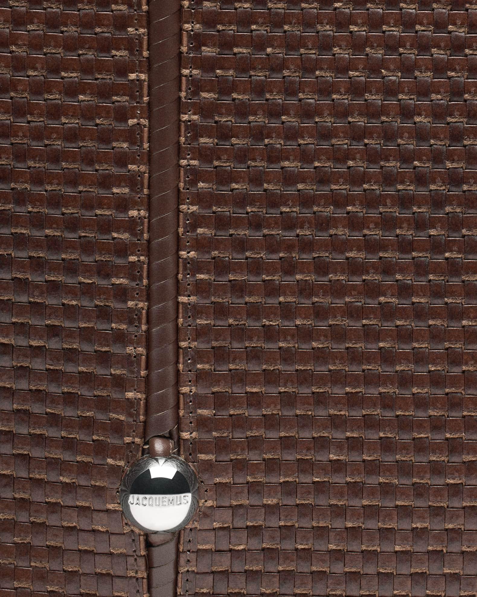 Le Cabas Woven Leather Tote Bag Product Image