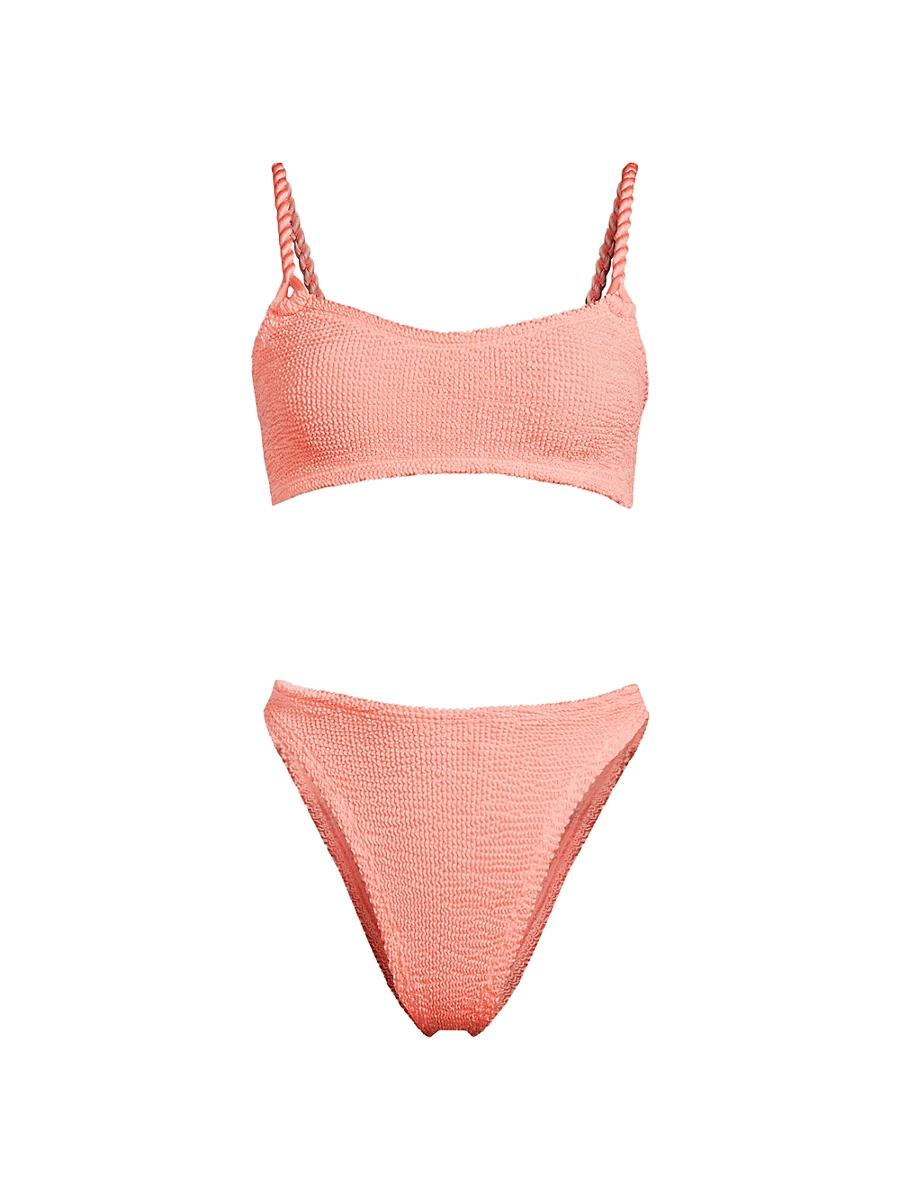 Womens Phoebe Textured Scoop Bikini Product Image
