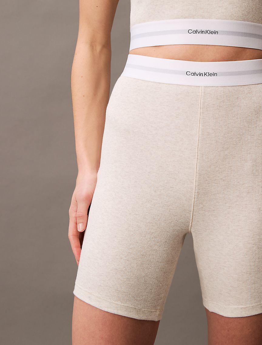 Cotton Stretch Rib Bike Shorts Product Image