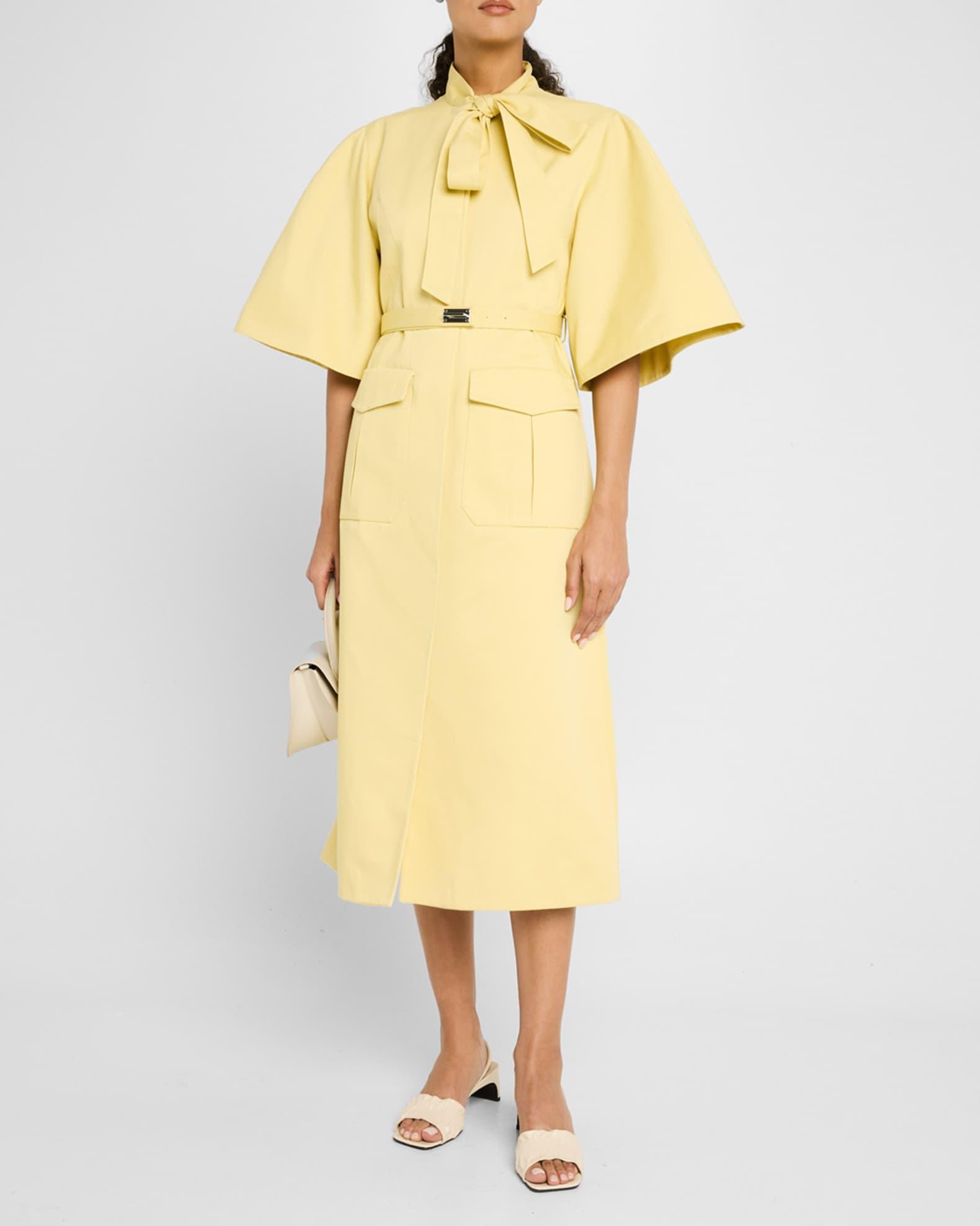 Ilardi Belted Short-Sleeve Dress Product Image