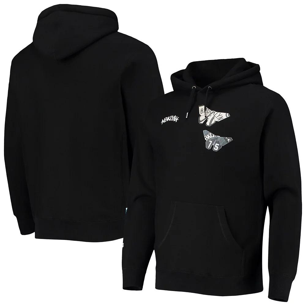 Men's Black Brooklyn Nets NBA x Sue Tsai Pullover Hoodie,  Product Image