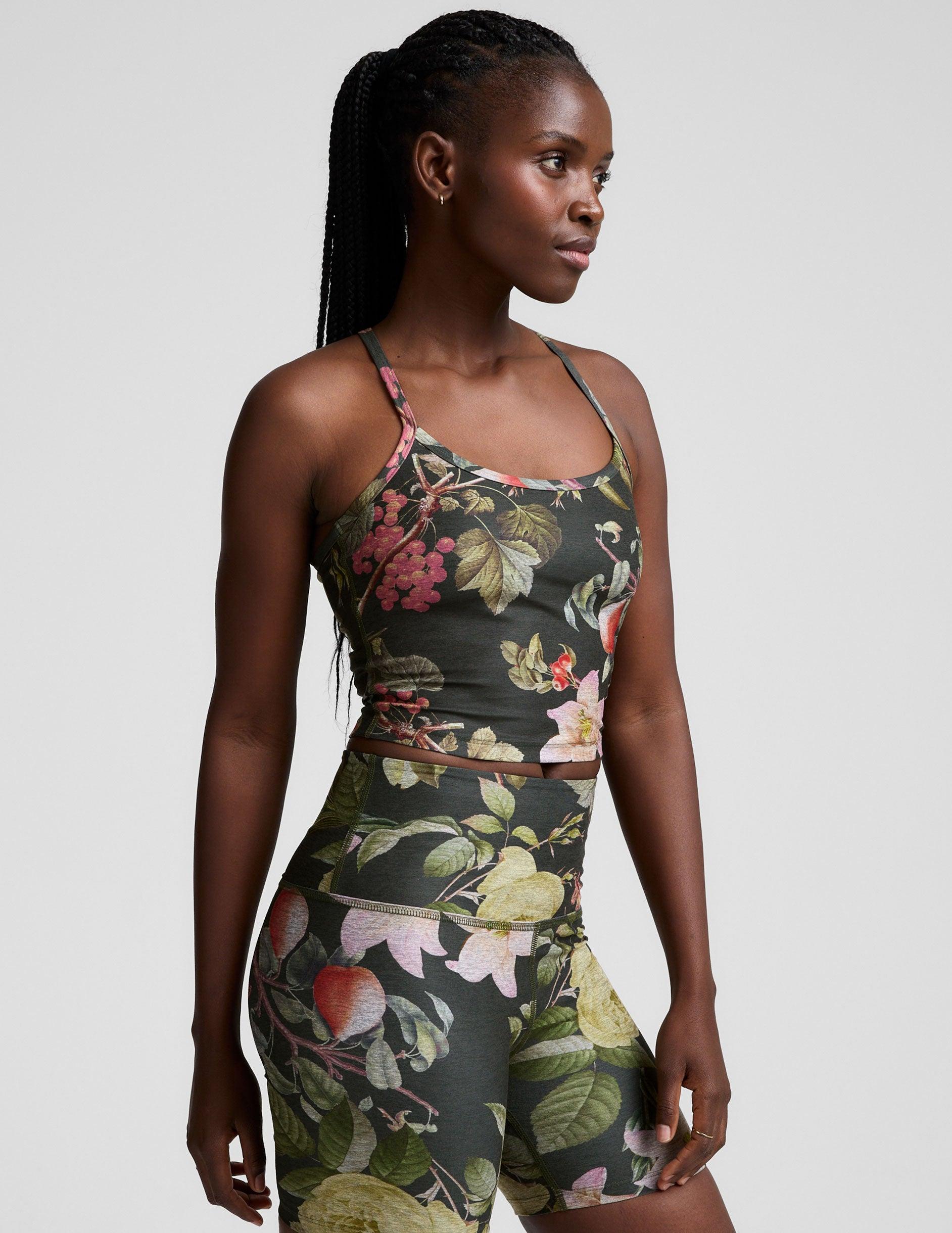 Botanical Garden SoftMark Slim Racerback Cropped Tank Product Image