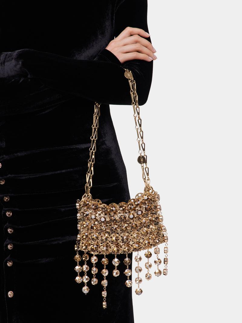 1969 GOLD NANO BAG STRASS Product Image