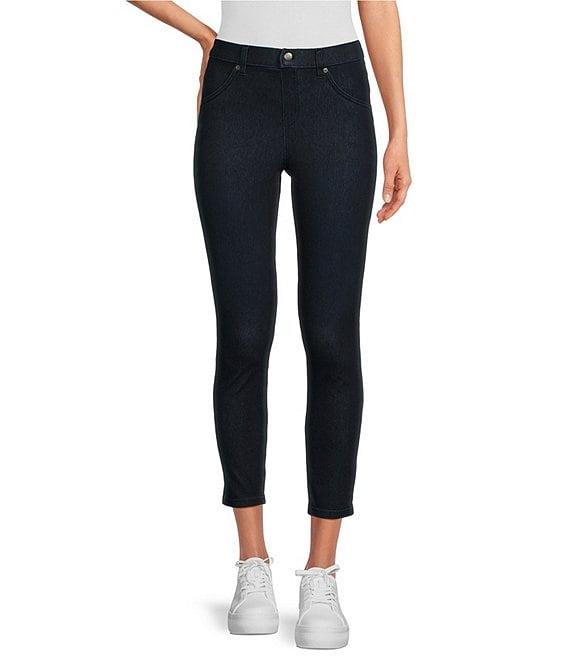 HUE Ultra Soft Denim High Rise Skimmer Crop Jeggings Product Image