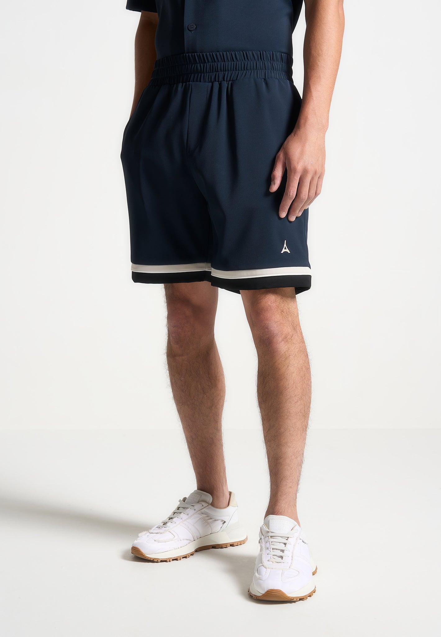 Varsity Shorts - Navy Male Product Image