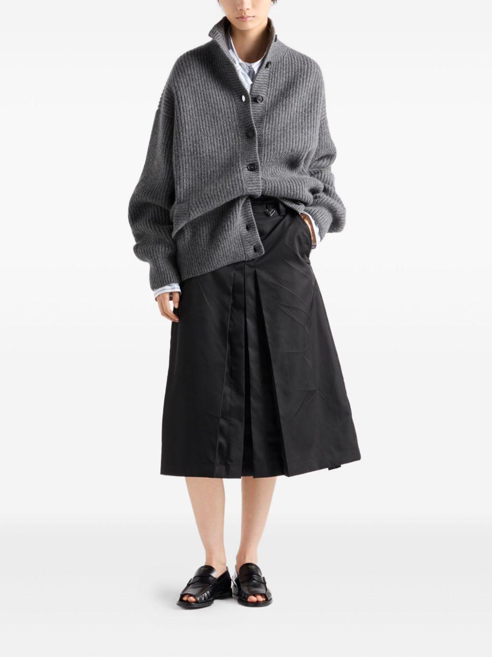 Re-Nylon flared skirt Product Image