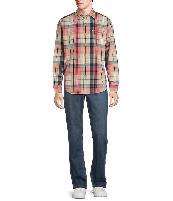 Tommy Bahama Tortola Sunwash Multi-Check Long Sleeve Woven Shirt Product Image