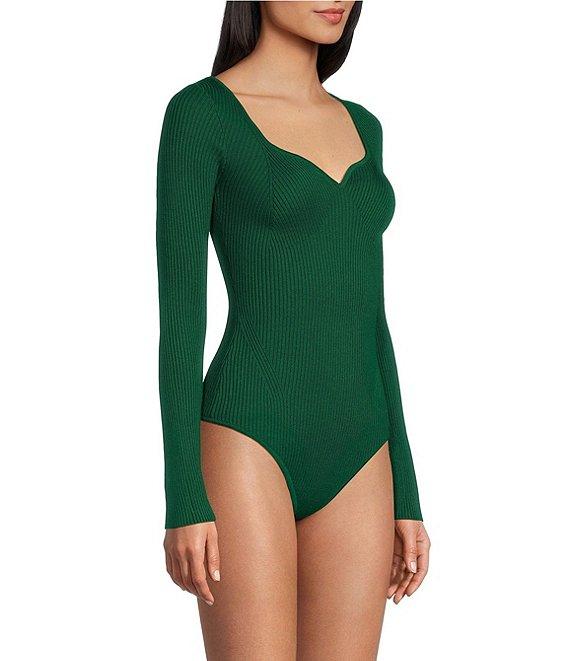 Takara Long Sleeve Directional Rib Bodysuit Product Image