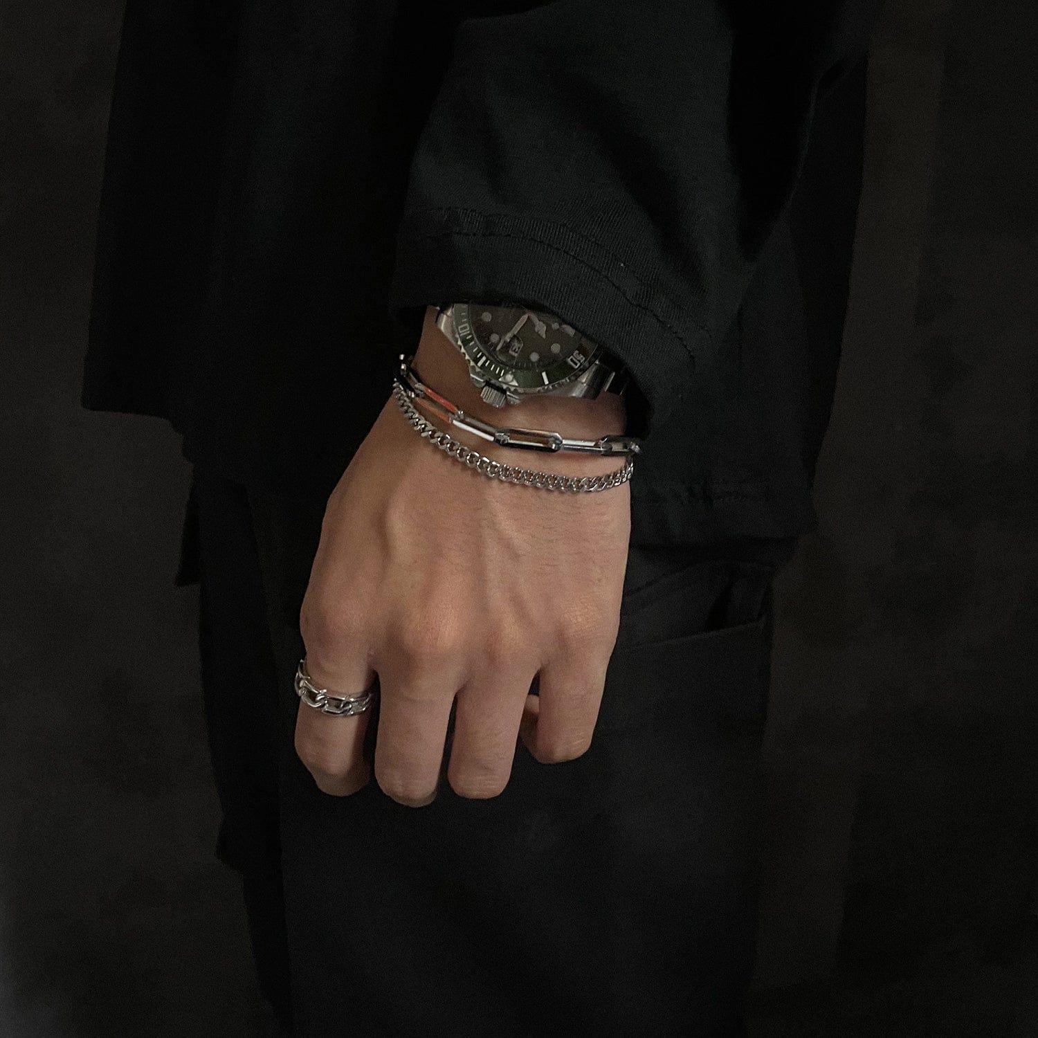 DOUBLE LAYER CHAIN BRACELET Product Image