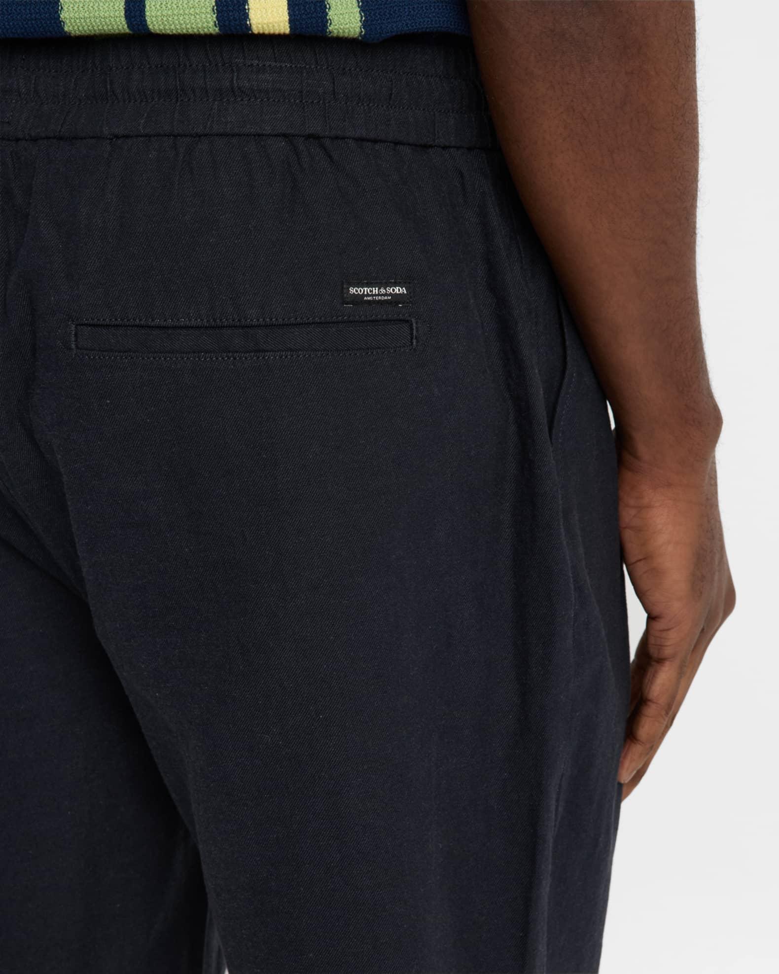 Men's Cotton-Linen Twill Bermuda Shorts Product Image