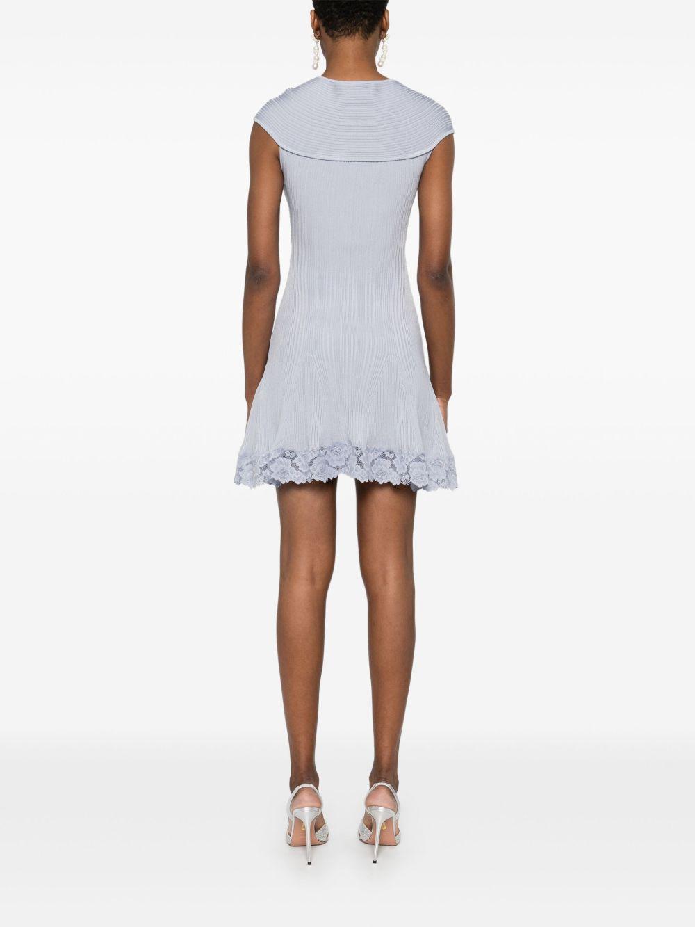 lace-hem mini dress Product Image