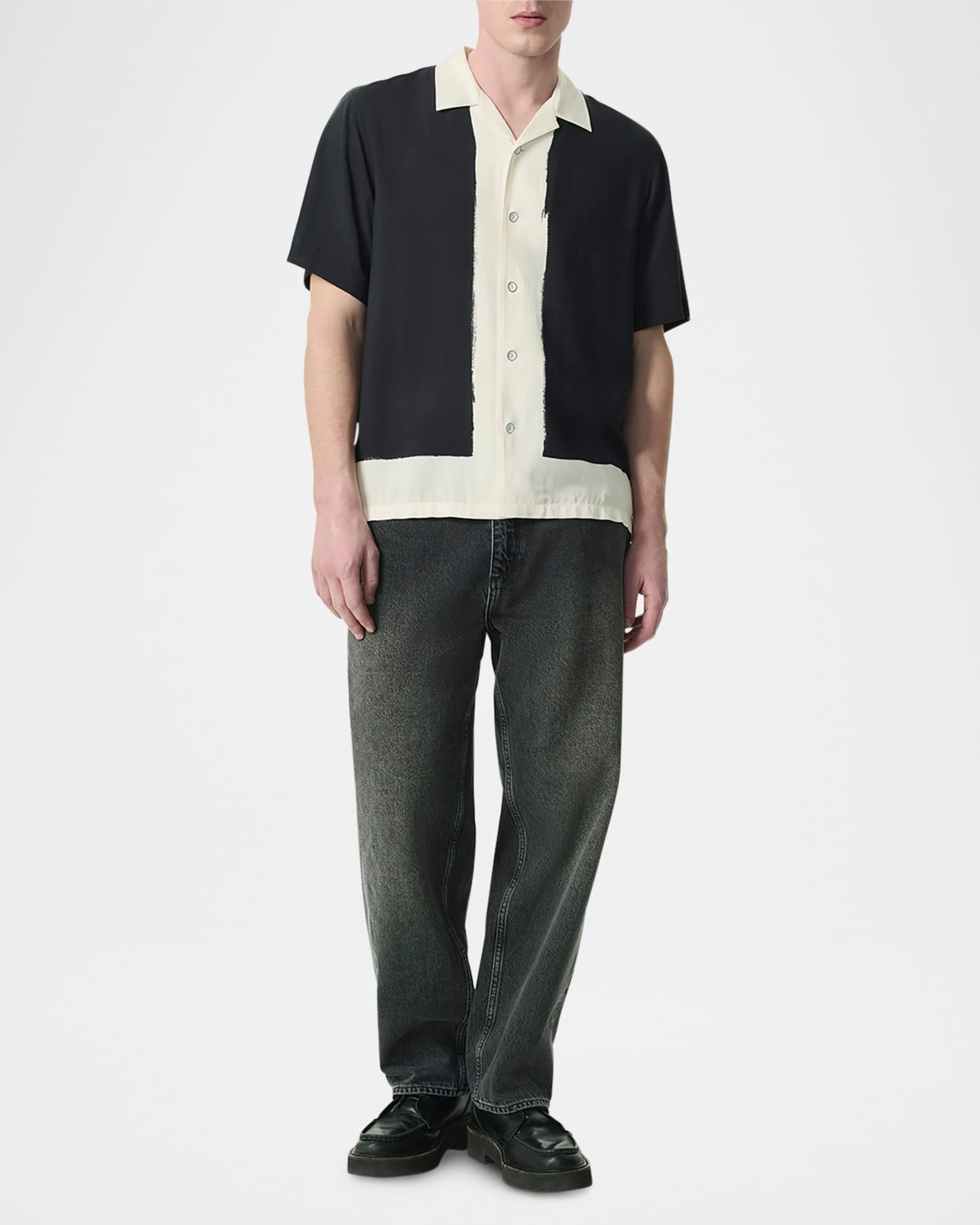 Men's Avery Painterly Print Camp Shirt Product Image