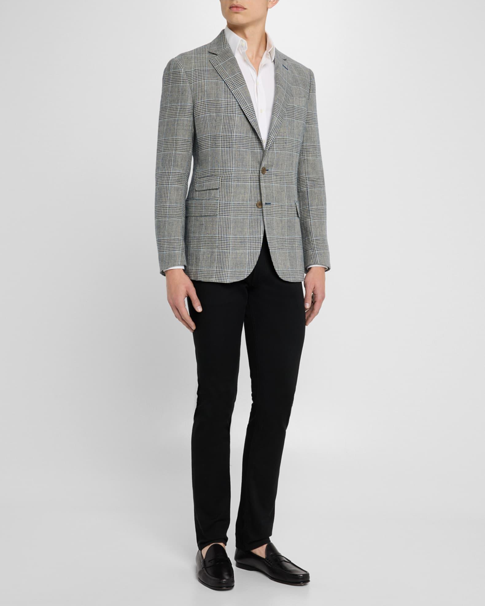 Men's Kent Glen Plaid Linen Sport Coat Product Image