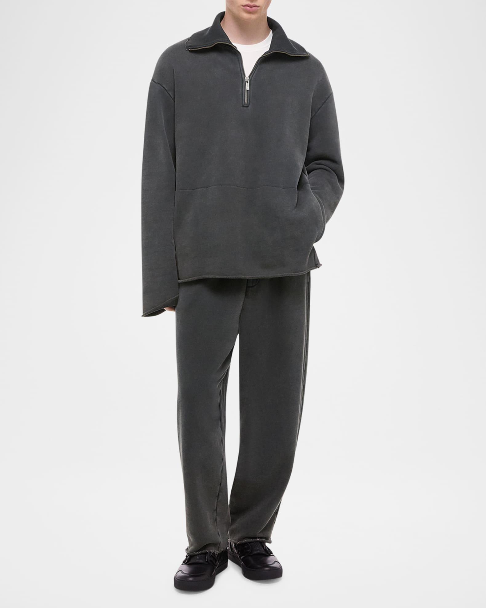 Men's Travel Merino Waffle Hoodie - Black Male Product Image