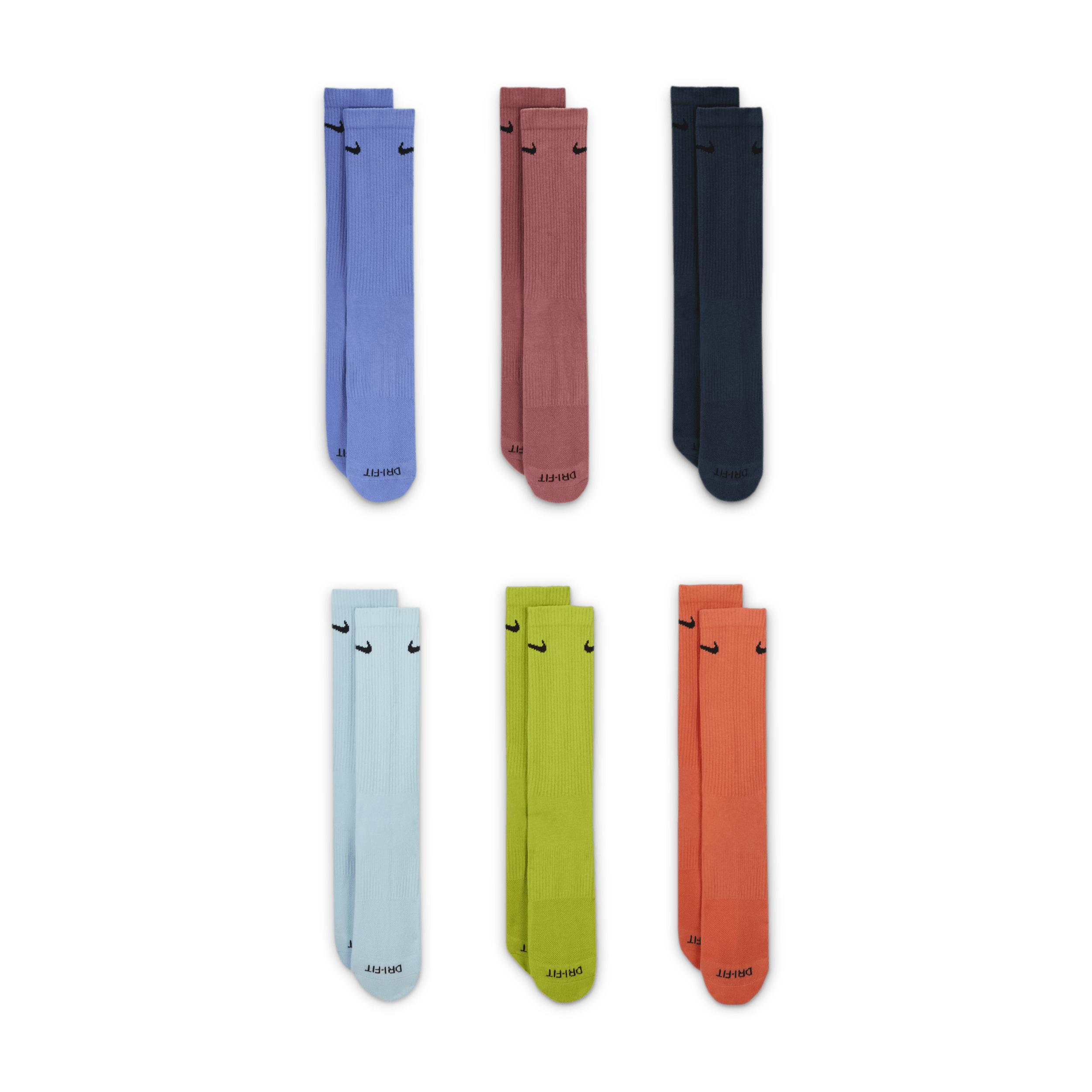 Nike Men's Everyday Plus Cushioned Training Crew Socks (6 Pairs) Product Image