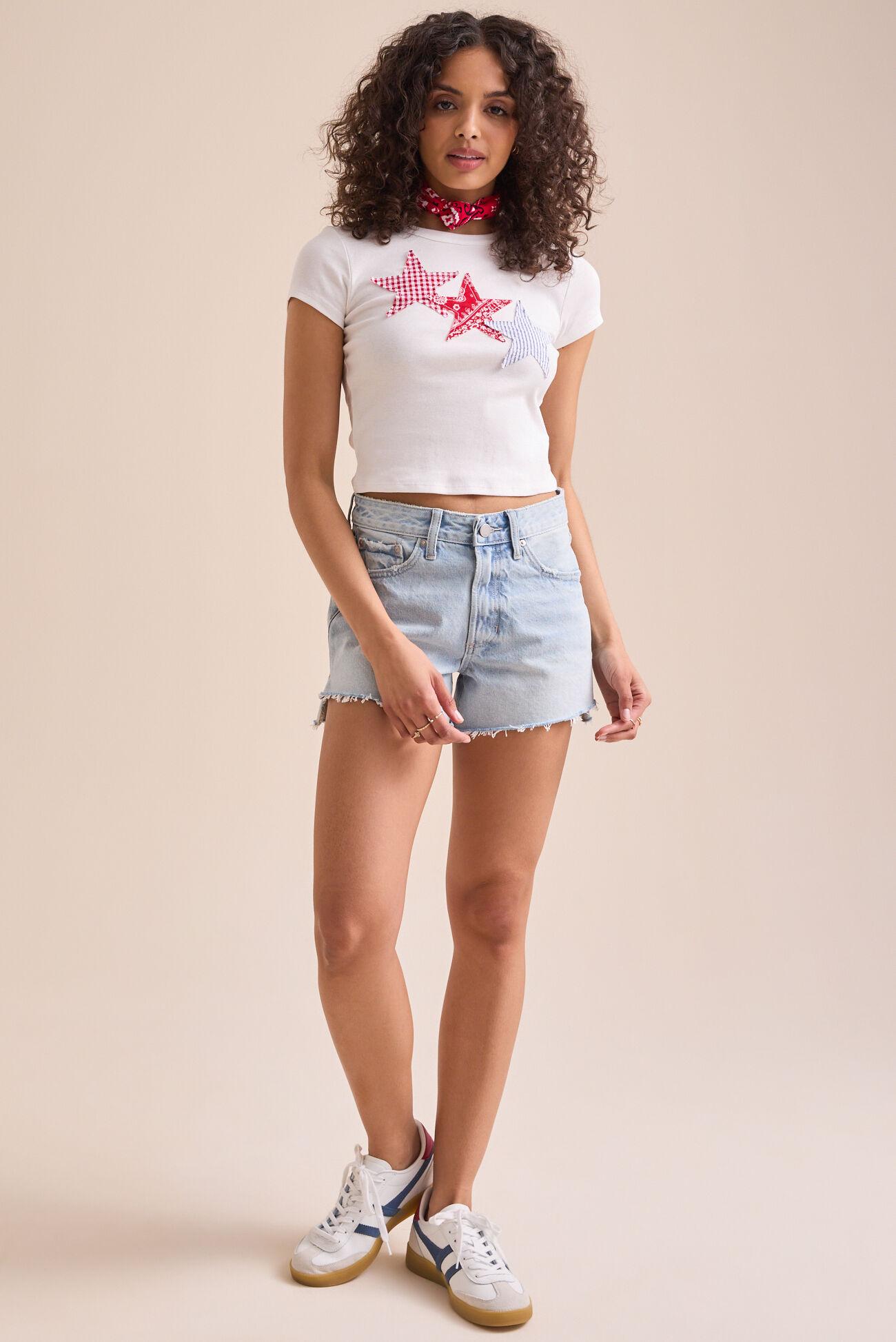 Star Patchwork Tee Product Image