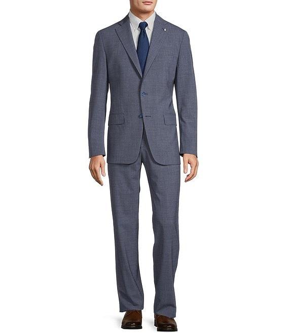 Hart Schaffner Marx New York Modern Fit Flat Front Fancy Patten 2-Piece Suit Product Image