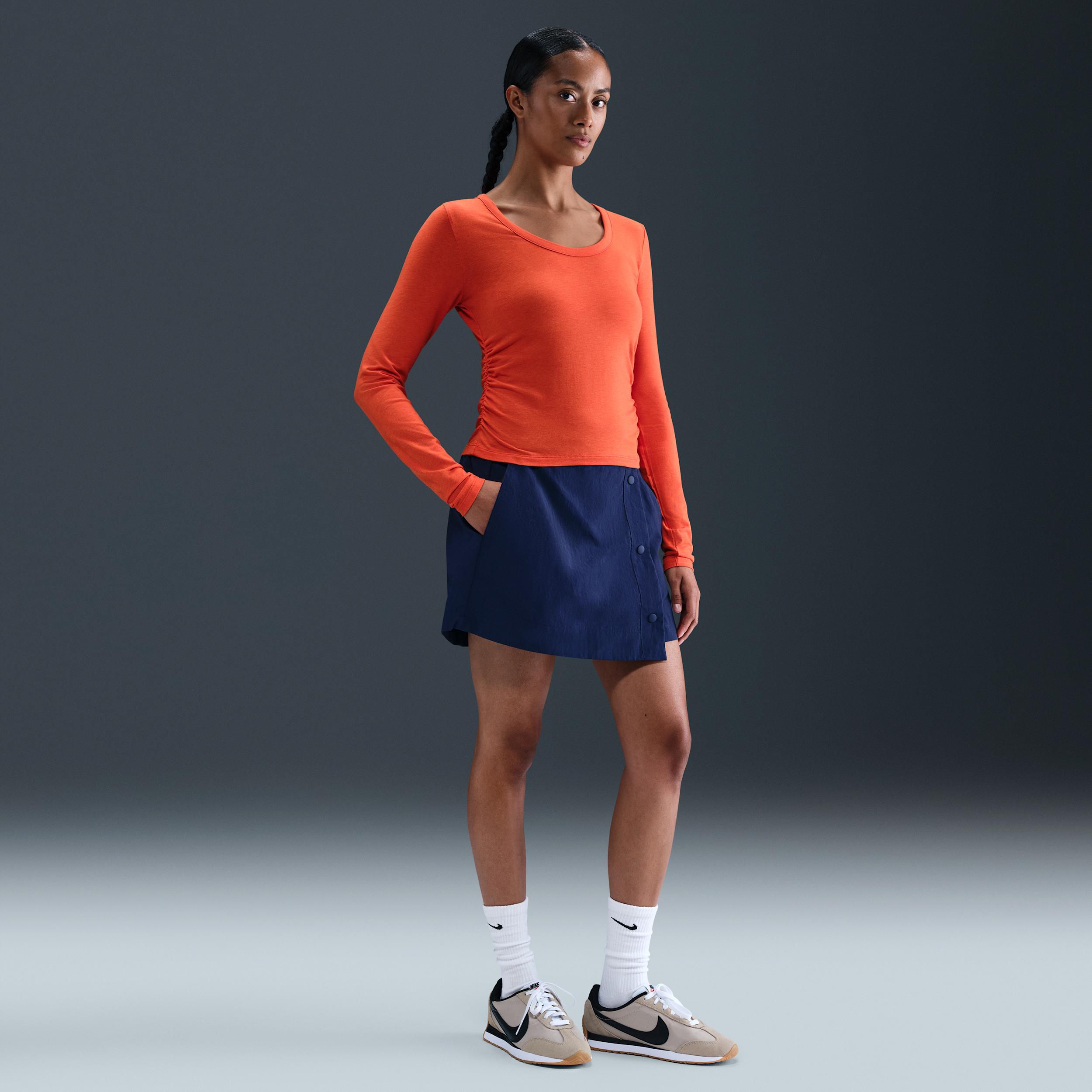 Womens Nike Sportswear Chill Knit Long-Sleeve Top | HV2399-633 Product Image