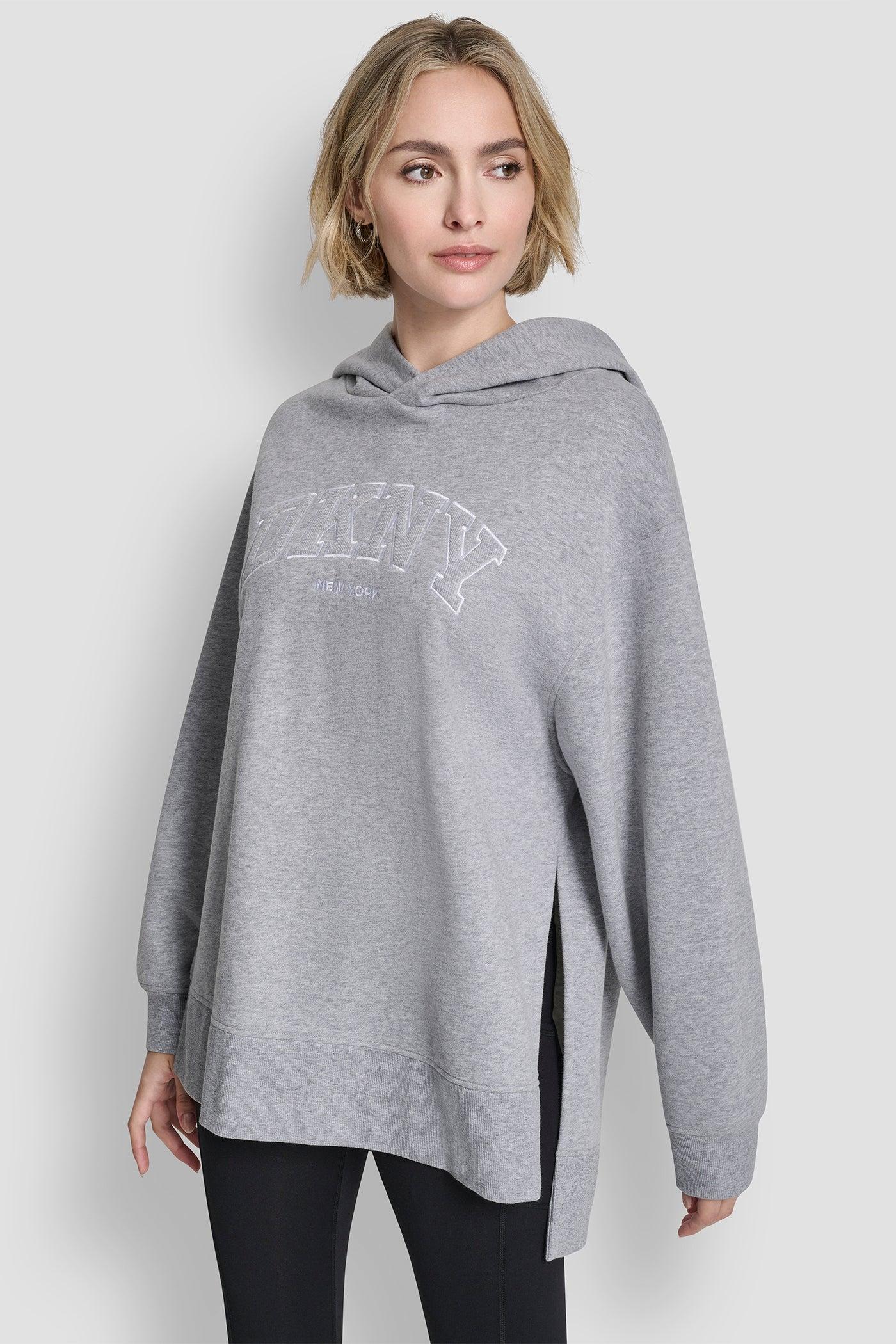 3D VARSITY LOGO OVERSIZED TUNIC HOODIE Product Image