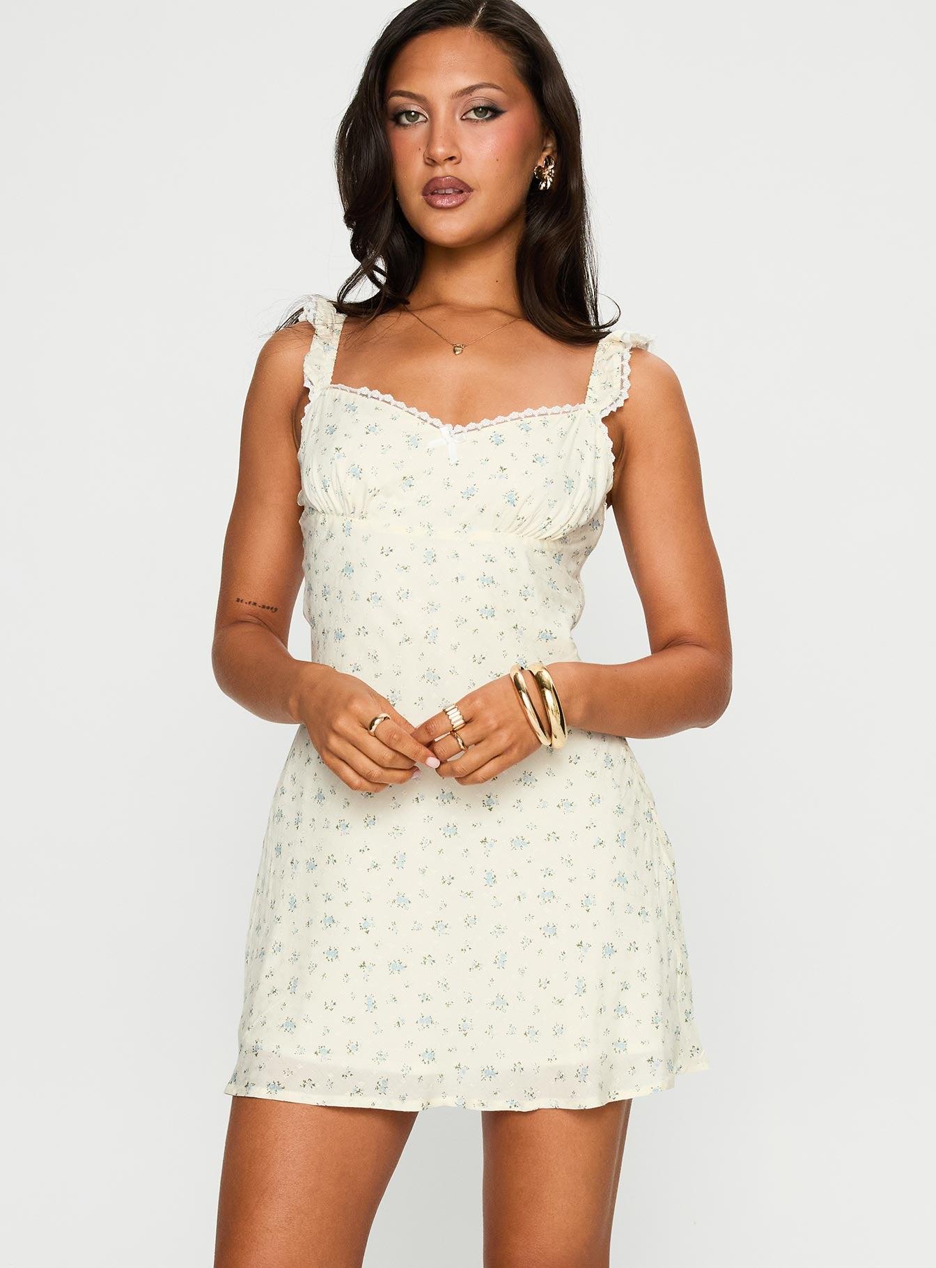 Beacall Mini Dress Multi Floral Product Image