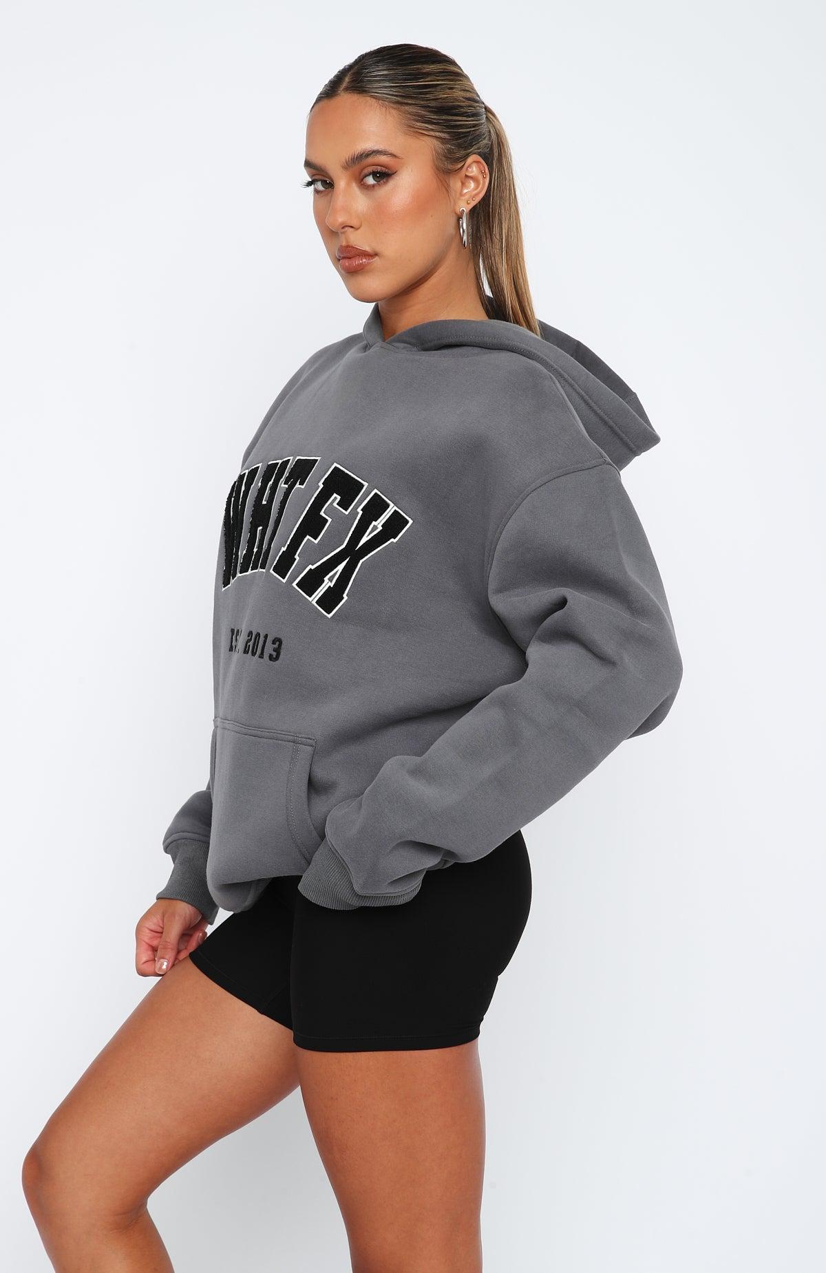Give It Away Oversized Hoodie Charcoal Product Image