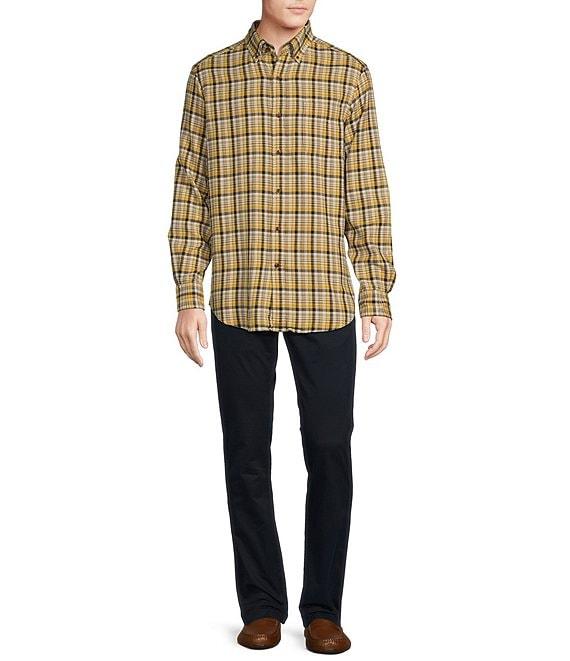 Cremieux Blue Label Medium Plaid Washed Flannel Long Sleeve Woven Shirt Product Image