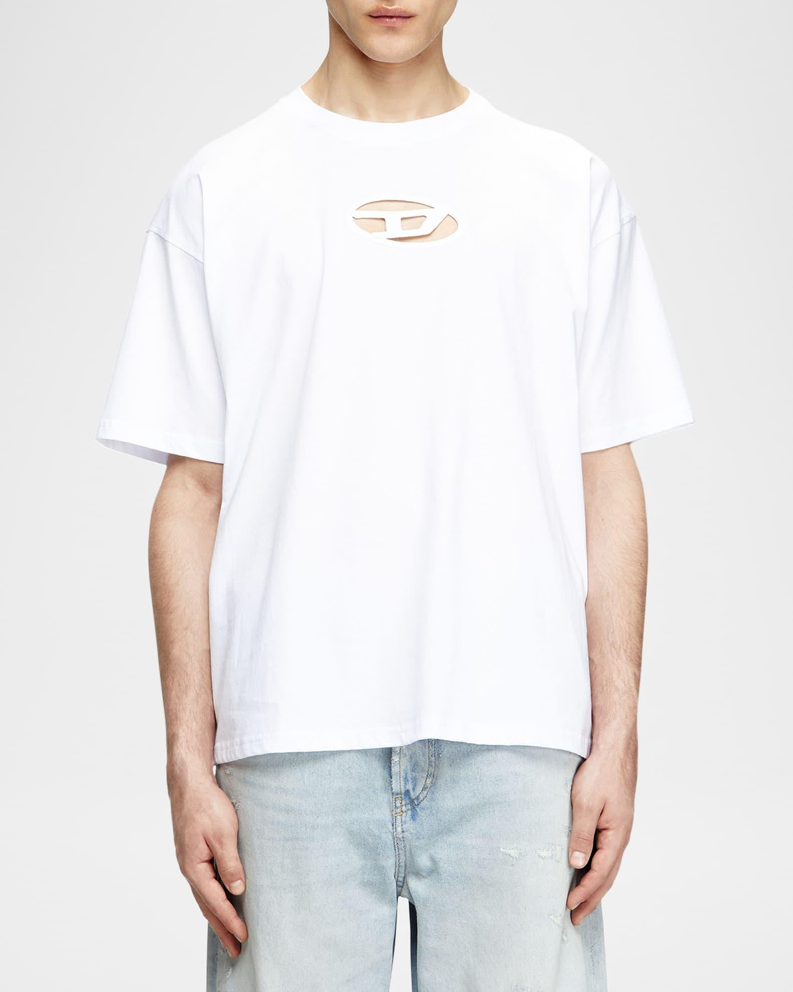 Men's T-BOXT-OD Cutout Logo T-Shirt Product Image
