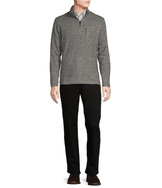 Cremieux Blue Label Fleece Quarter-Zip Sweater Product Image