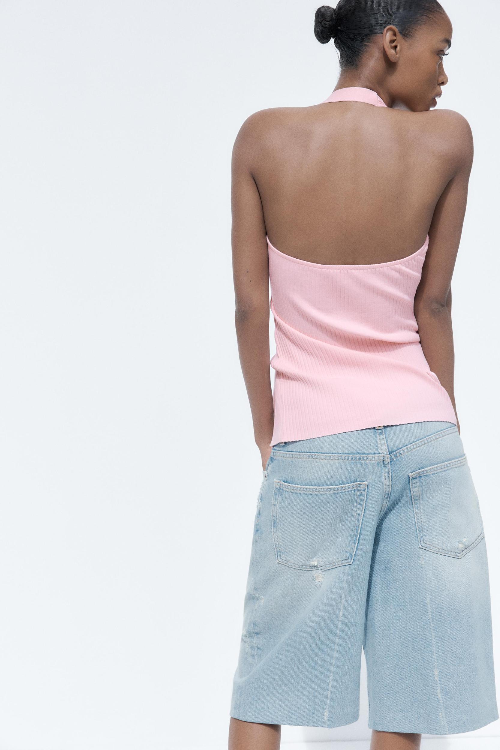 ASYMMETRICAL RIBBED TOP Product Image