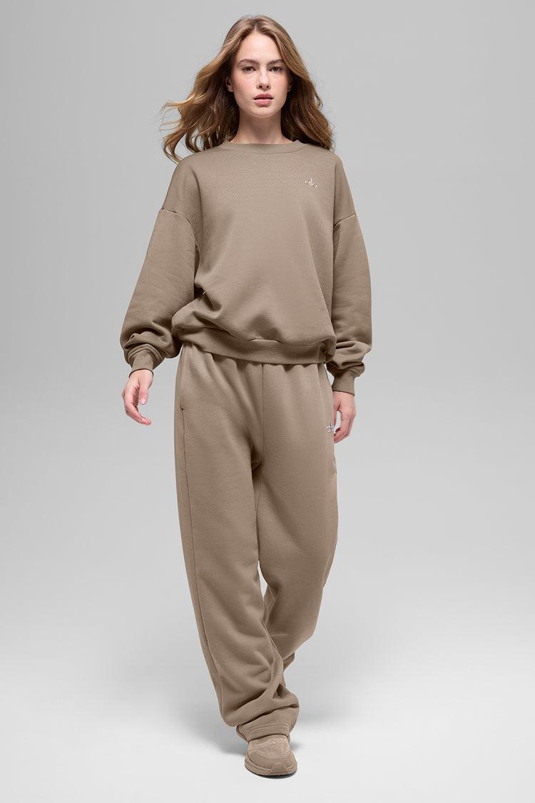 Accolade Straight Leg Sweatpant - Gravel Product Image