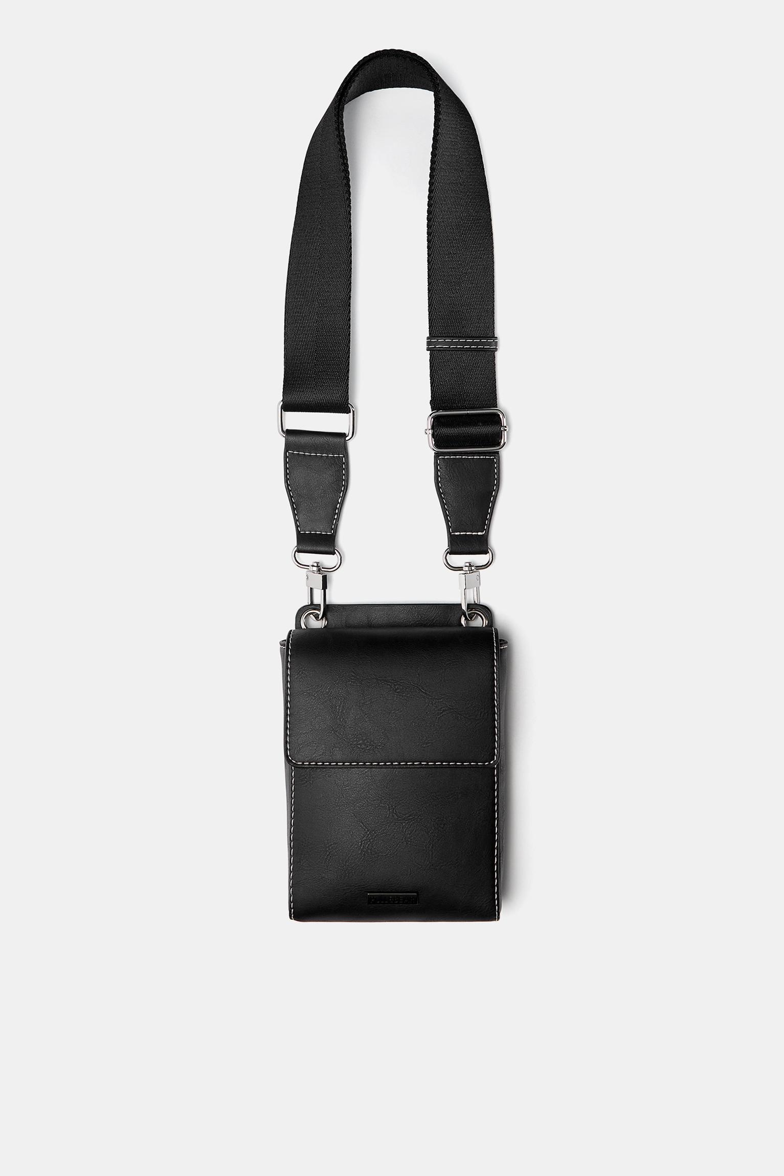 Crossbody bag with topstitching Product Image