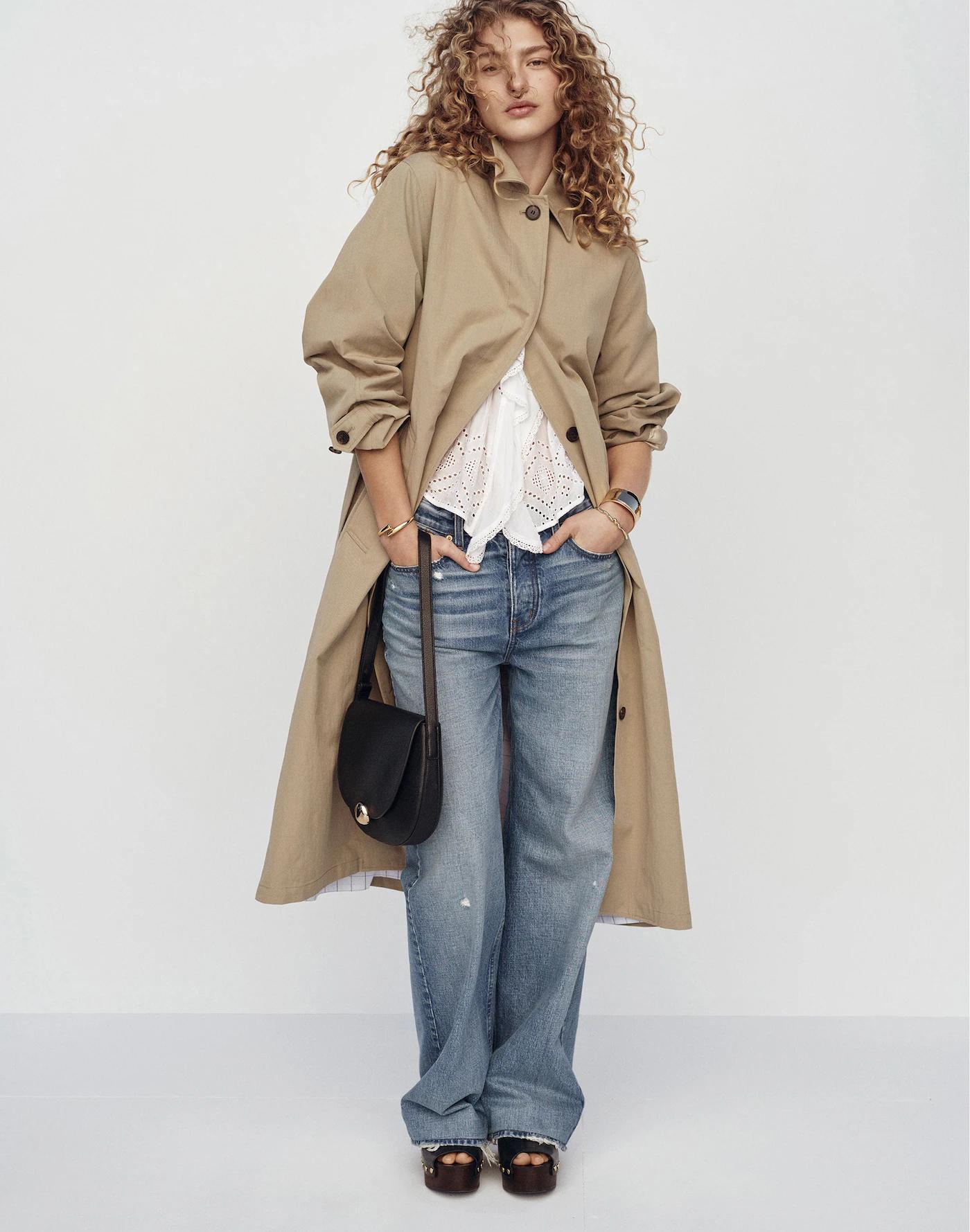 Single-Breasted Trench Coat Product Image