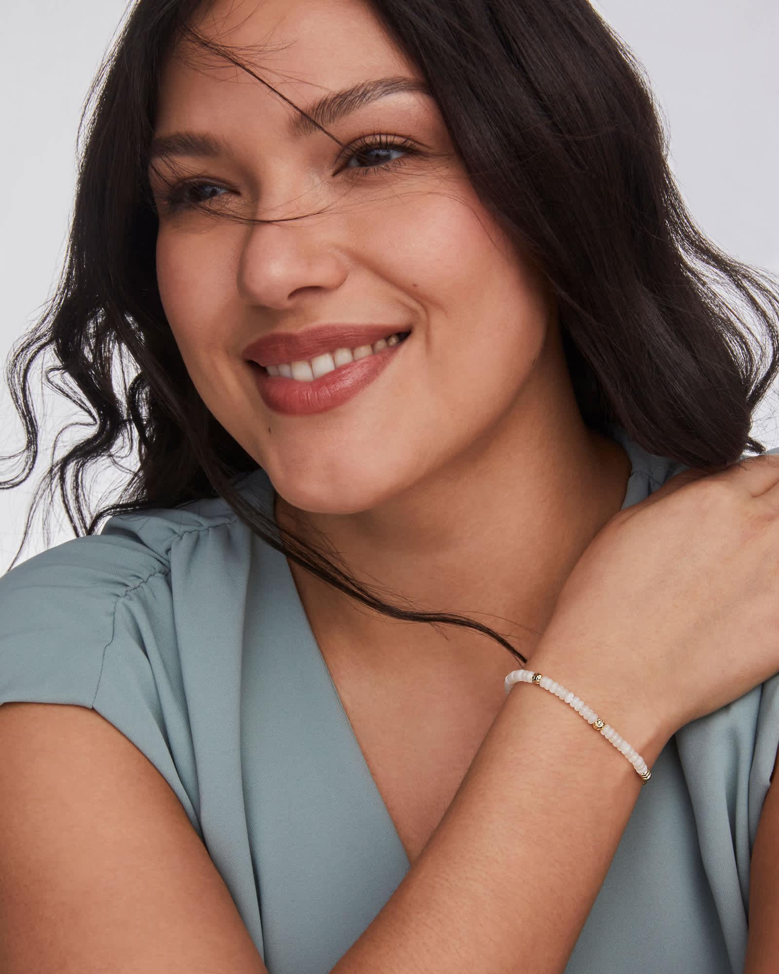 Deliah Gold Delicate Chain Bracelet Product Image