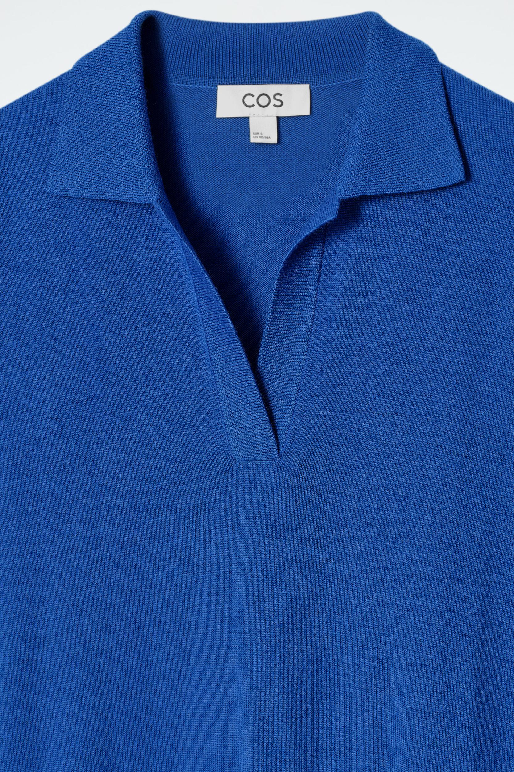 MERINO WOOL POLO DRESS Product Image