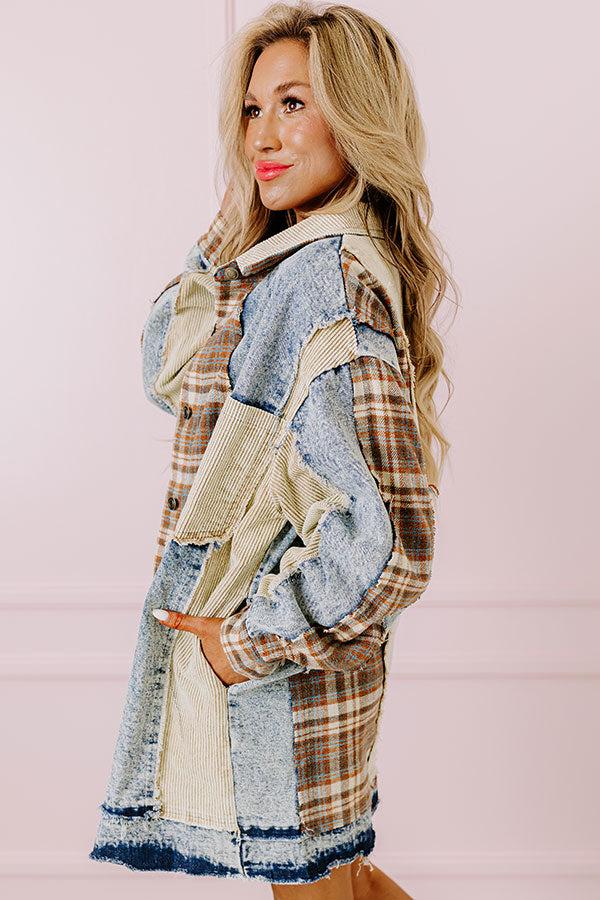 Sugar And Spice Plaid Jacket Product Image