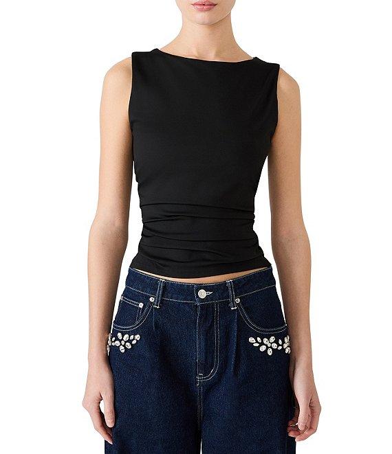 Steve Madden Adair Boat Neck Sleeveless Tank Top Product Image