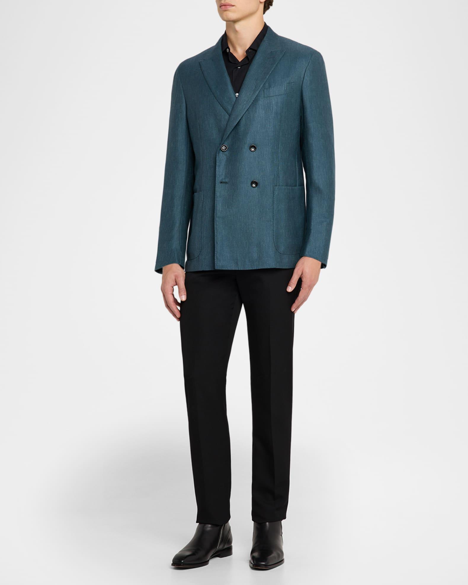 Men's Solid Cashmere-Blend Couture Jacket Product Image
