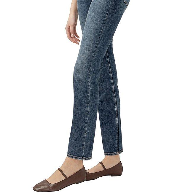 Silver Jeans Co. Most Wanted Mid Rise Straight Leg Jeans Product Image