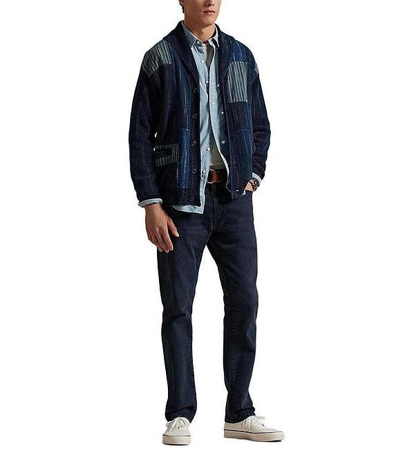 Polo Ralph Lauren Varick Slim Fit Straight Leg Stretch Jeans Product Image