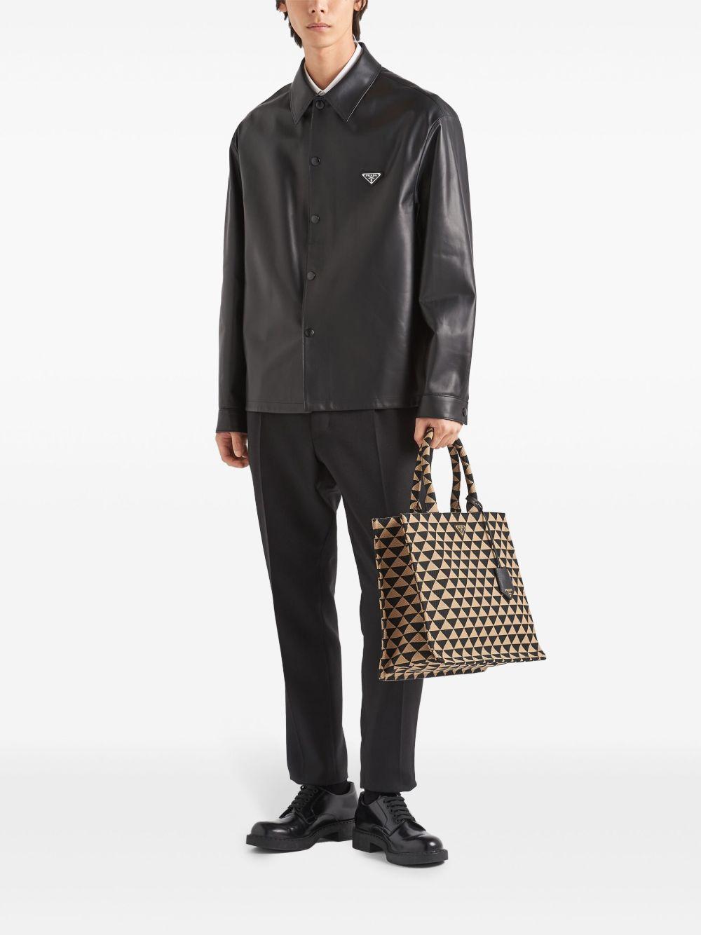 leather shirt Product Image