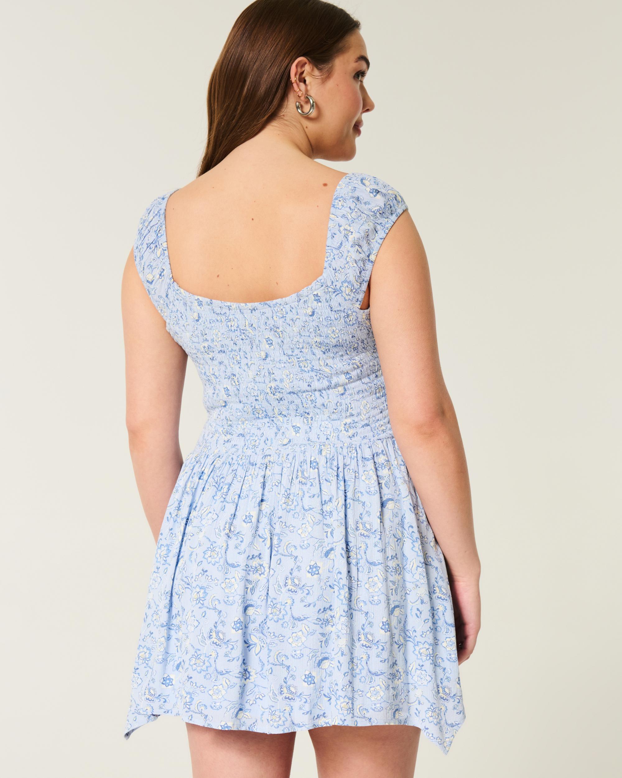 Off-the-Shoulder Asymmetrical Hem Mini Dress Product Image