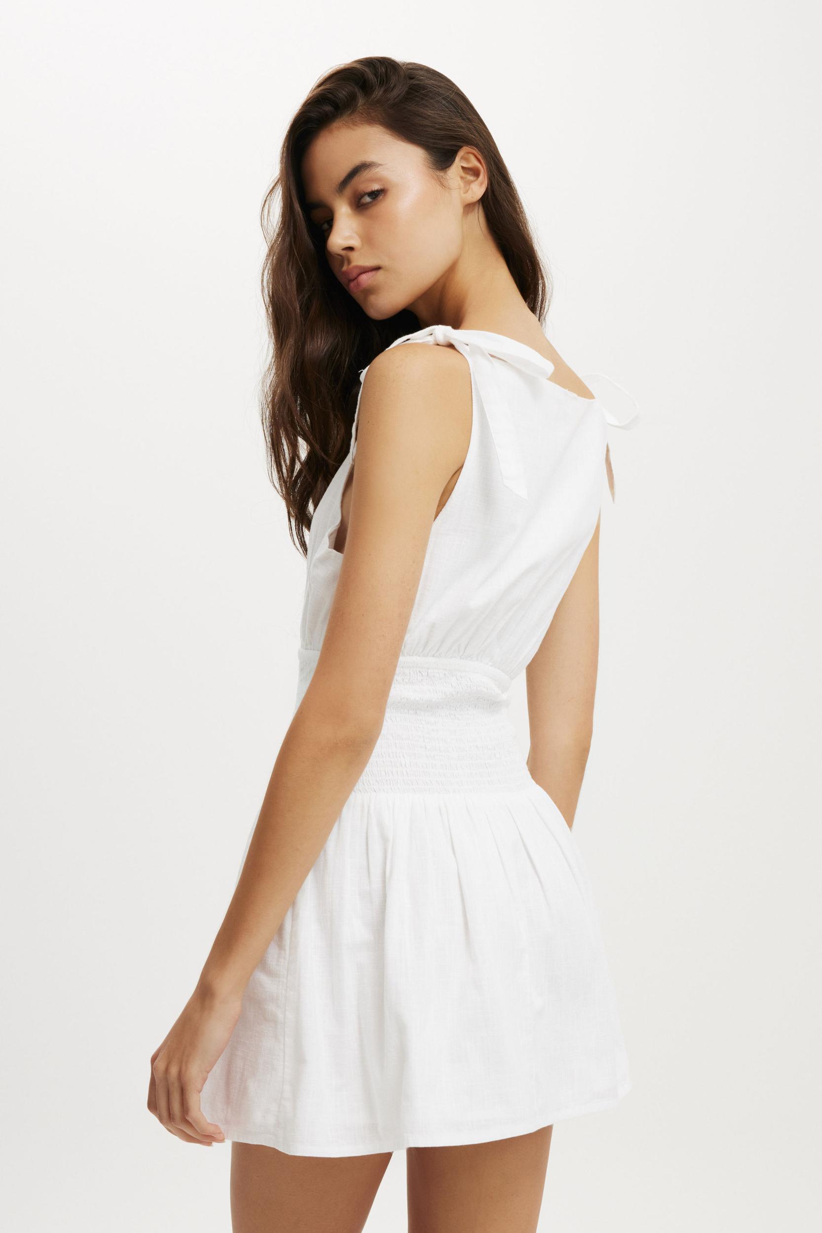 Lola Tie Shoulder Mini Dress Product Image