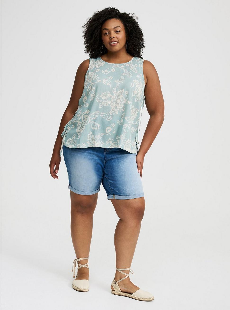 Crinkle Gauze Side-Tie Top Product Image