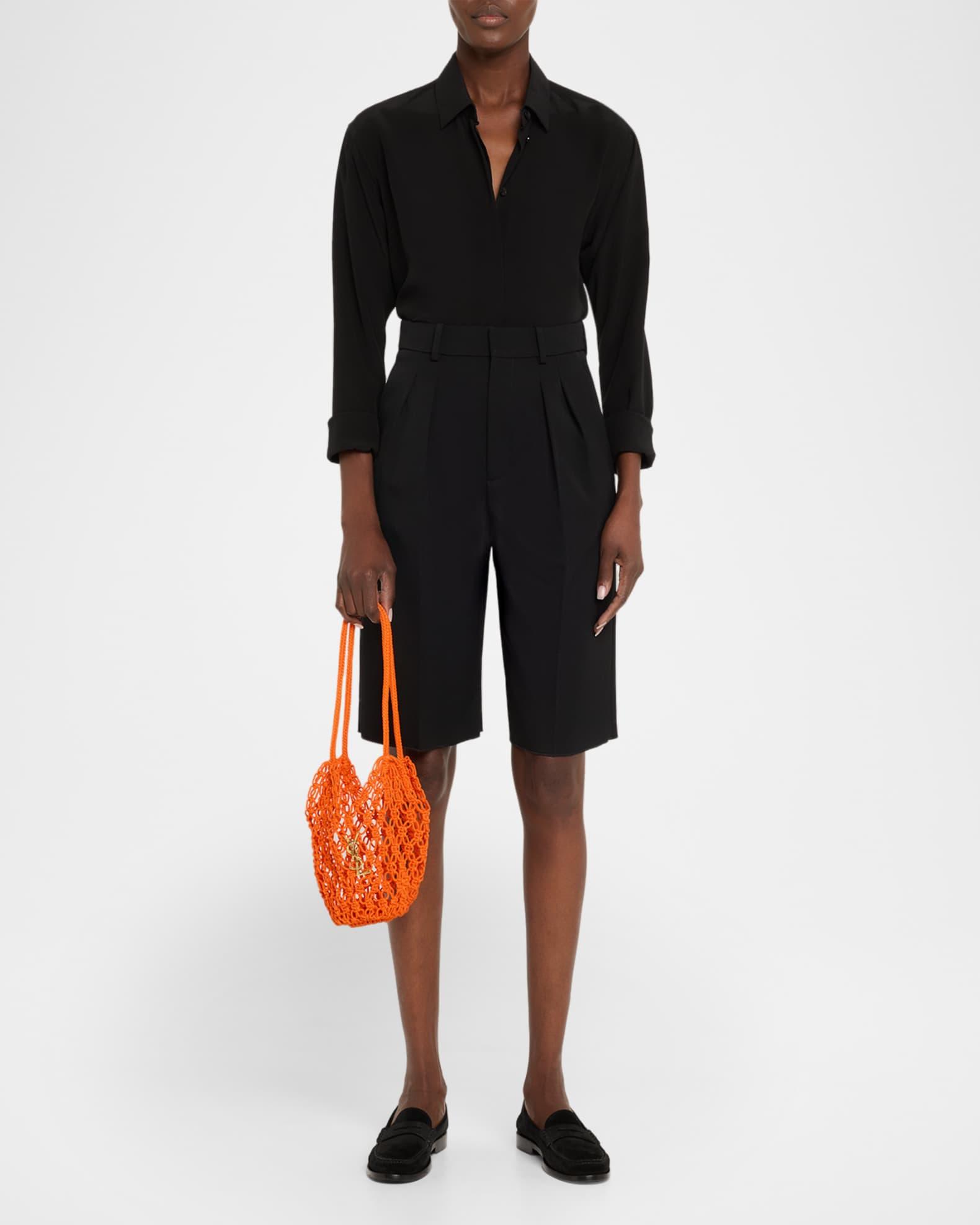 Small YSL Crochet Shopper Tote Bag Product Image