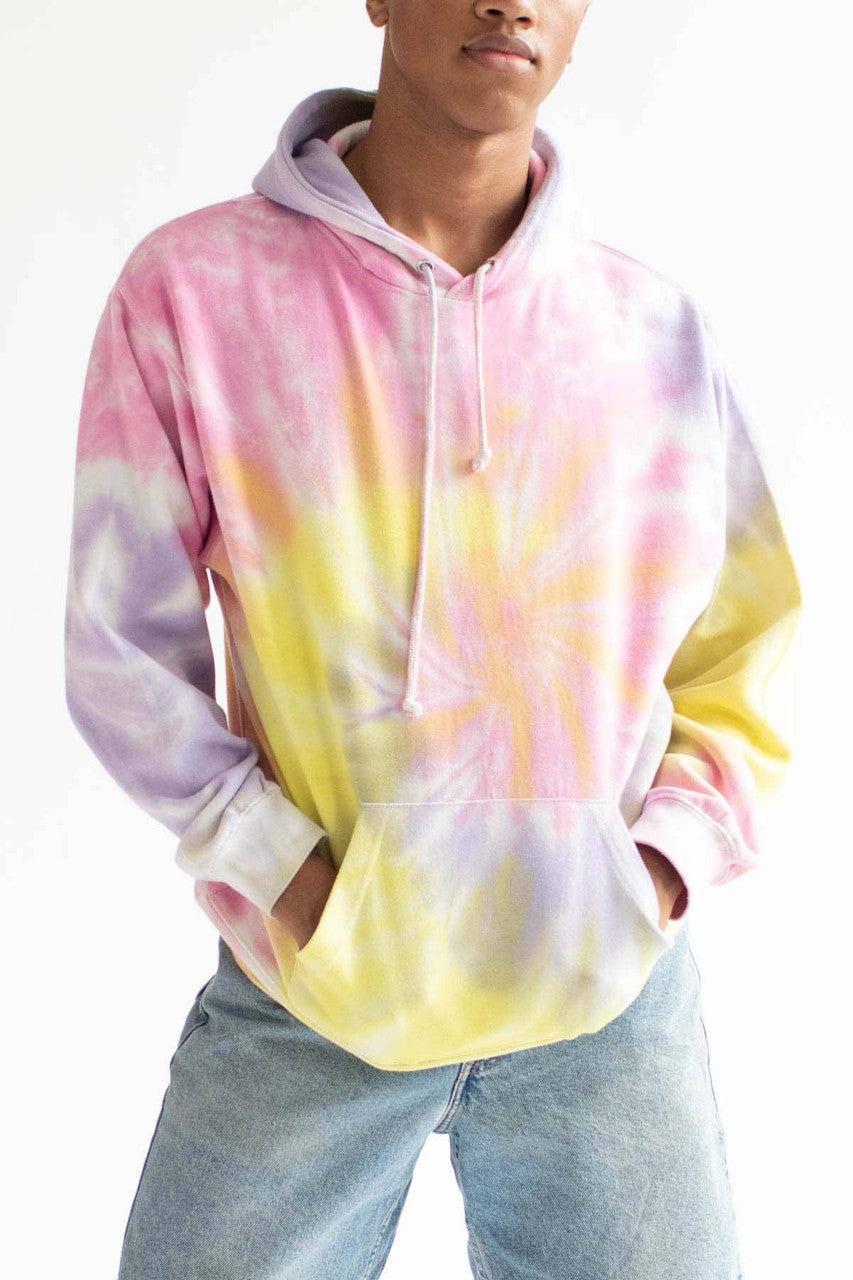 Pink Banana Tie Dye Hoodie Product Image